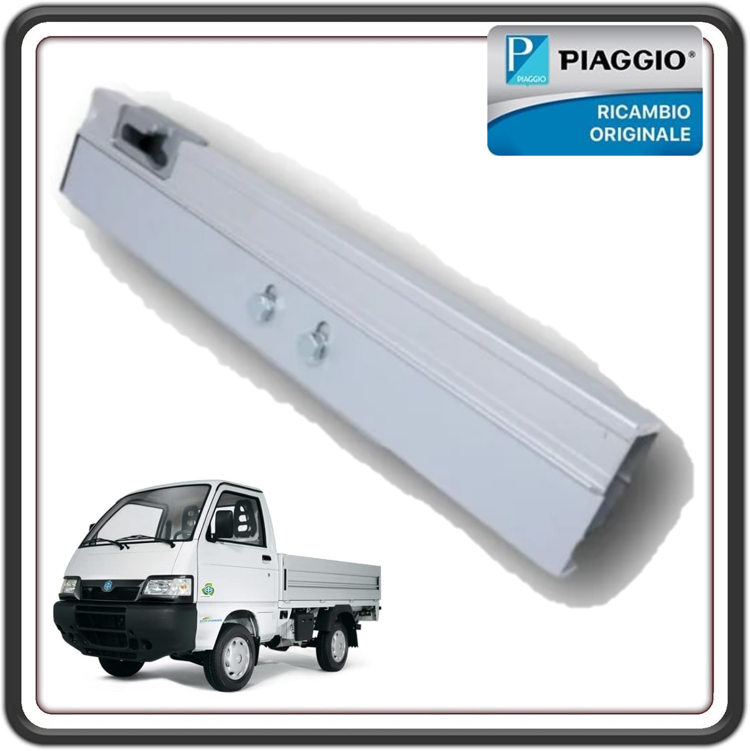 PIANTONE CANTONALE SPONDA SINISTRA PER PIAGGIO PORTER 1000-1300 16V MOTORE DAIHATSU FINO AL 2009 - PORTER 1200-1400 DIESEL - PIAGGIO PORTER MULTITECH - PIAGGIO PORTER MAXXI TUTTI I MODELLI ORIGINALE PIAGGIO 612087
