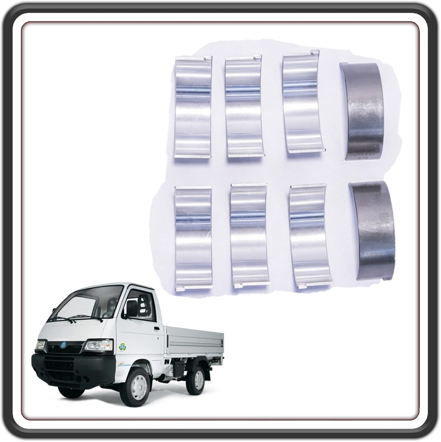 KIT SERIE BRONZINE BIELLA MISURA STANDARD COMPATIBILE PER PIAGGIO PORTER 1300 16V MOTORE DAIHATSU FINO AL 2009