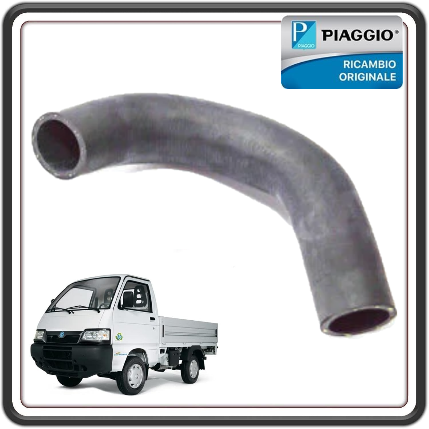 MANICOTTO TUBO SUPERIORE ENTRATA RADIATORE PER PIAGGIO PORTER 1300 16V ORIGINALE PIAGGIO 1657187Z14000