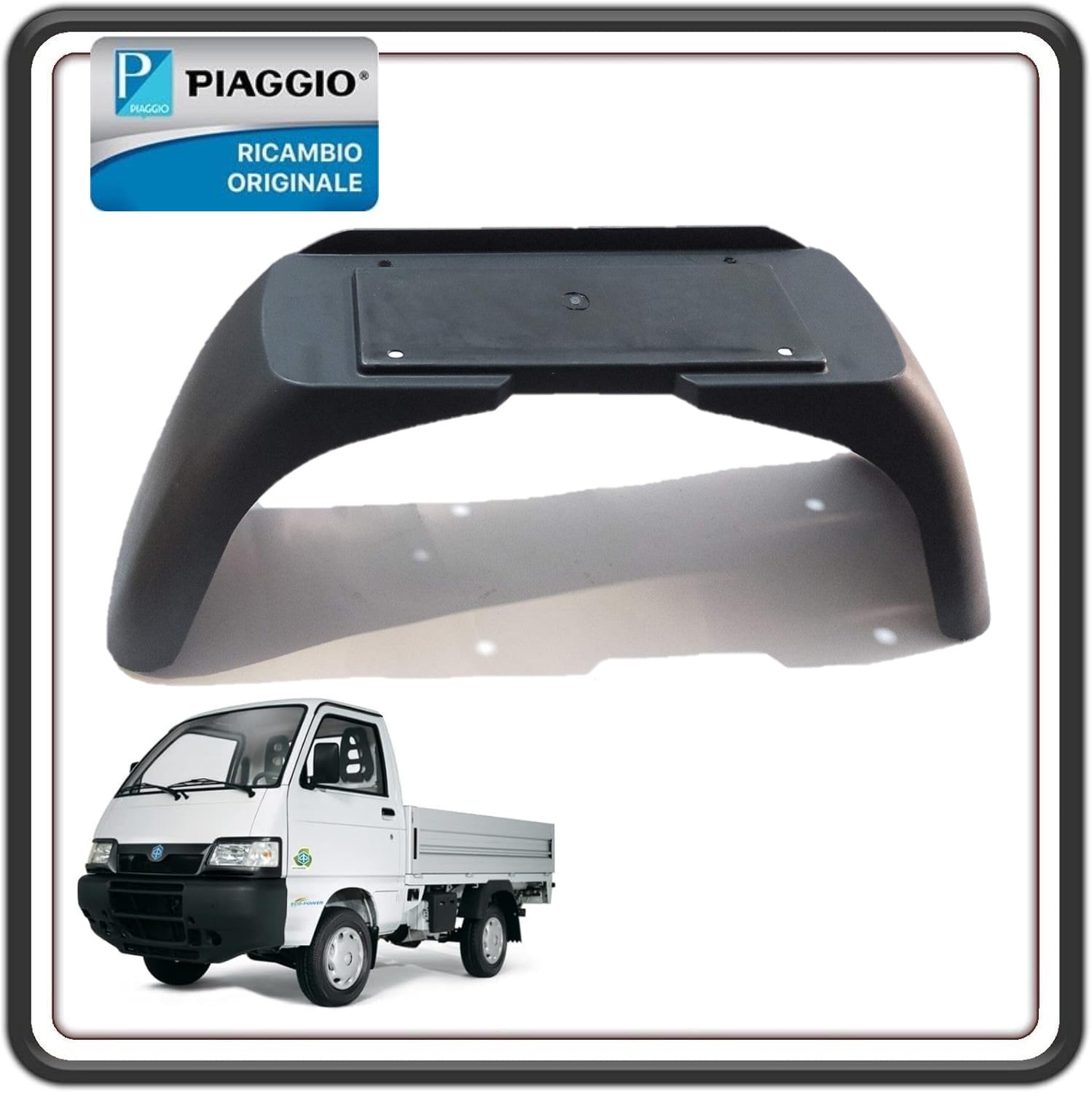 PARAFANGO POSTERIORE LATO SINISTRO PER PIAGGIO PORTER TUTTI I MODELLI BENZINA O DIESEL FINO AL 2009 - PIAGGIO QUARGO ORIGINALE PIAGGIO 645568