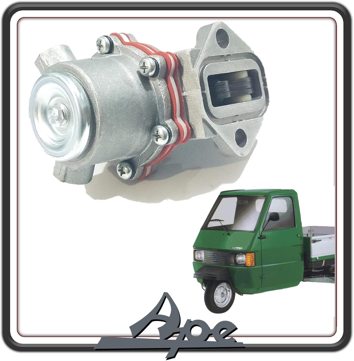POMPA POMPETTA AC CARBURANTE ALIMENTAZIONE PIAGGIO APE 703 DIESEL RAFFREDDAMENTO A LIQUIDO - APE 601 CLASSIC - APE CALESSINO ORIGINALE PIAGGIO L6585139