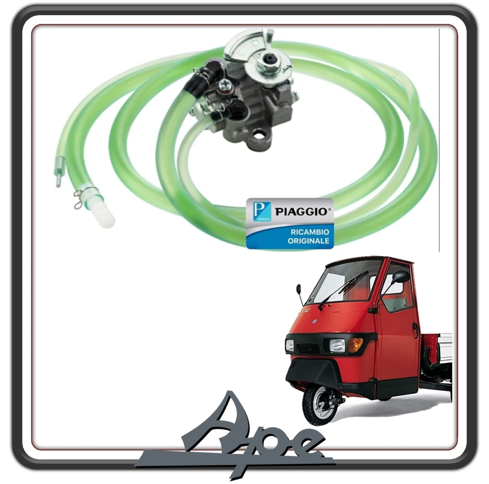 POMPA OLIO MISCELA PER PIAGGIO APE 50 TUTTI I MODELLI DAL 1998 AL 2023 ORIGINALE PIAGGIO 82606R