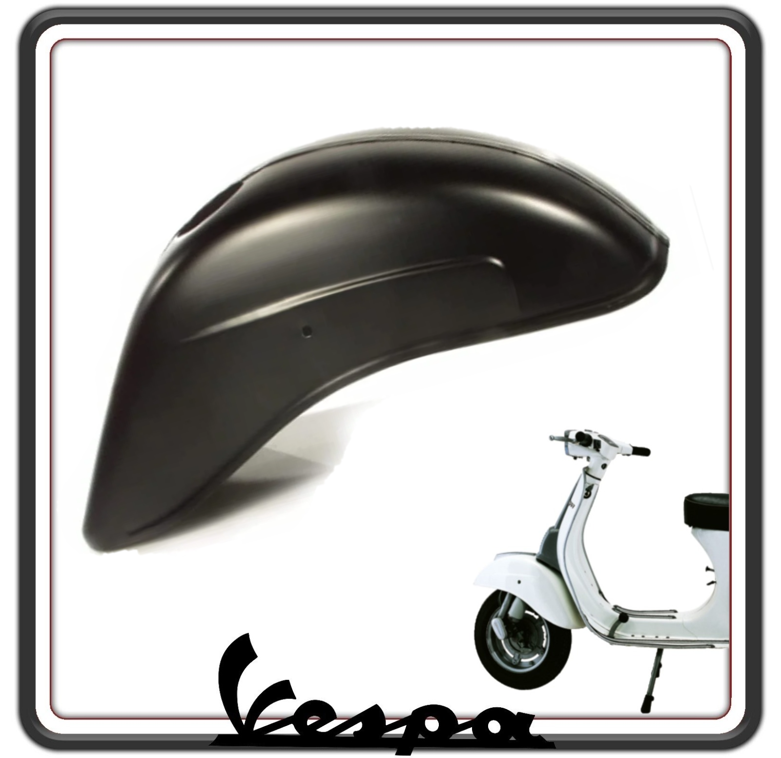 PARAFANGO ANTERIORE GREZZO PER VESPA 50 - VESPA 50 SPECIAL - VESPA 125 PRIMAVERA - VESPA 125 ET3.