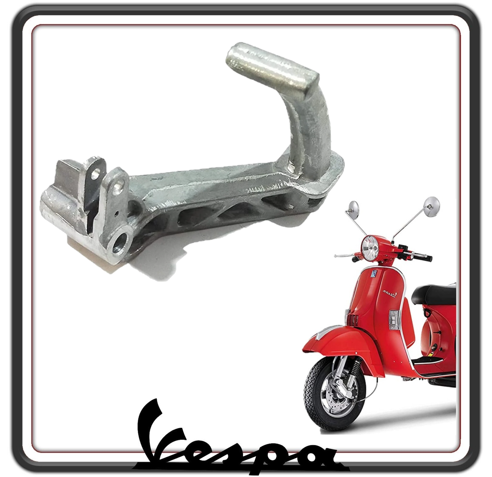 LEVA PEDALE FRENO POSTERIORE COMPATIBILE CON PIAGGIO VESPA PX TUTTI I MODELLI - VESPA ARCOBALENO.