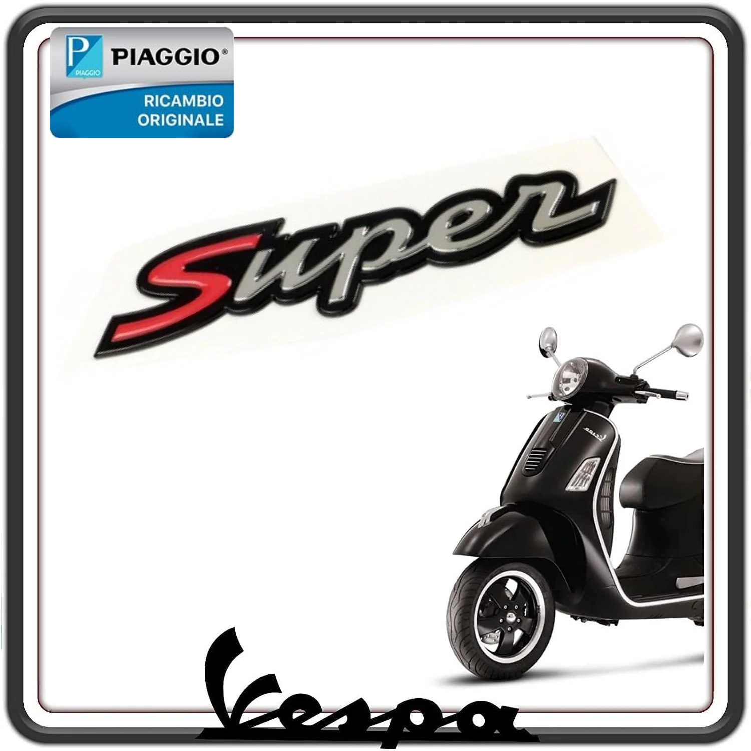 TARGHETTA SCRITTA LOGO ADESIVO