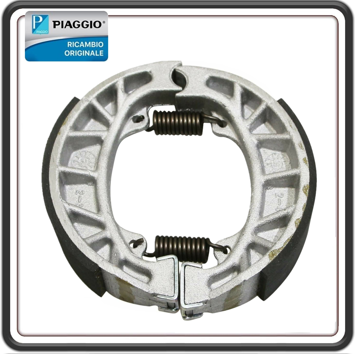 KIT GANASCE CEPPI FRENO POSTERIORE PER PIAGGIO DIESIS 50 - FREE 50 - PIAGGIO NRG 50 - ZIP 50 125 - ZIP SP 50 - ZIP RST 50 - PIAGGIO SFERA 125 - HEXAGON 125 - GILERA STALKER 50 ORIGINALE PIAGGIO 82907R