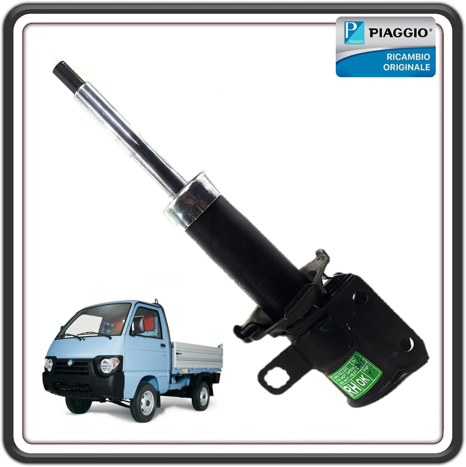 AMMORTIZZATORE ANTERIORE DESTRO COMPLETO PER PIAGGIO QUARGO DIESEL TUTTI I MODELLI ORIGINALE PIAGGIO 56572R