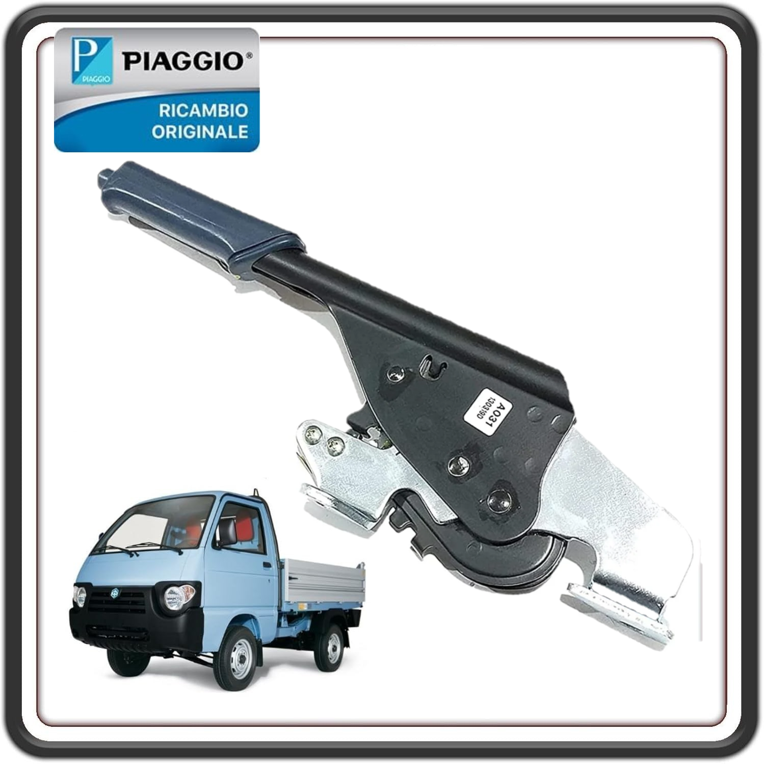 LEVA FRENO A MANO FRENO DI STAZIONAMENTO ORIGINALE PER PIAGGIO PORTER 1300 16V MOTORE DAIHATSU FINO AL 2009 - PORTER 1200 1400 DIESEL - PIAGGIO QUARGO DIESEL TUTTI I MODELLI ORIGINALE PIAGGIO 1E002476