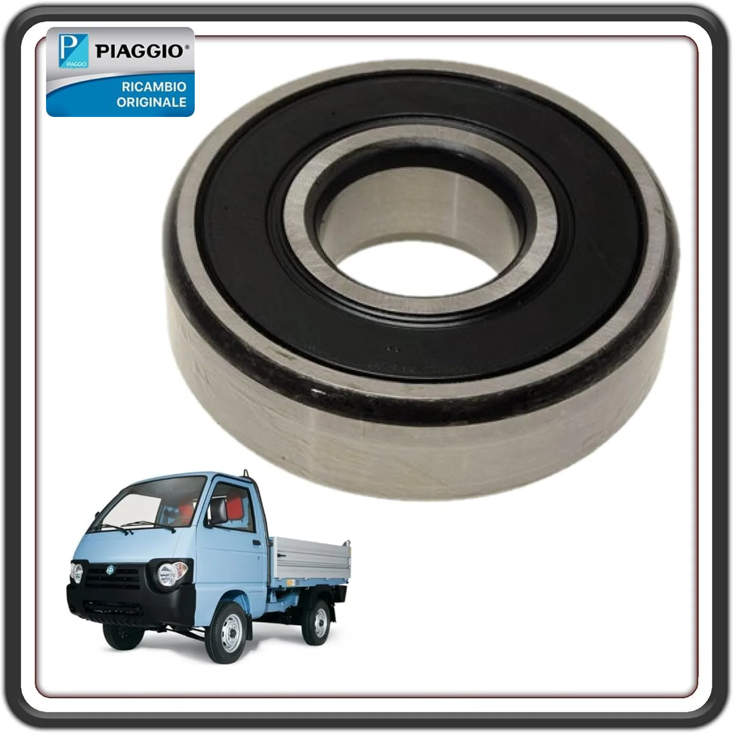 CUSCINETTO A SFERE ASSE MOZZO RUOTA ANTERIORE PER PIAGGIO QUARGO DIESEL TUTTI I MODELLI ORIGINALE PIAGGIO 614429