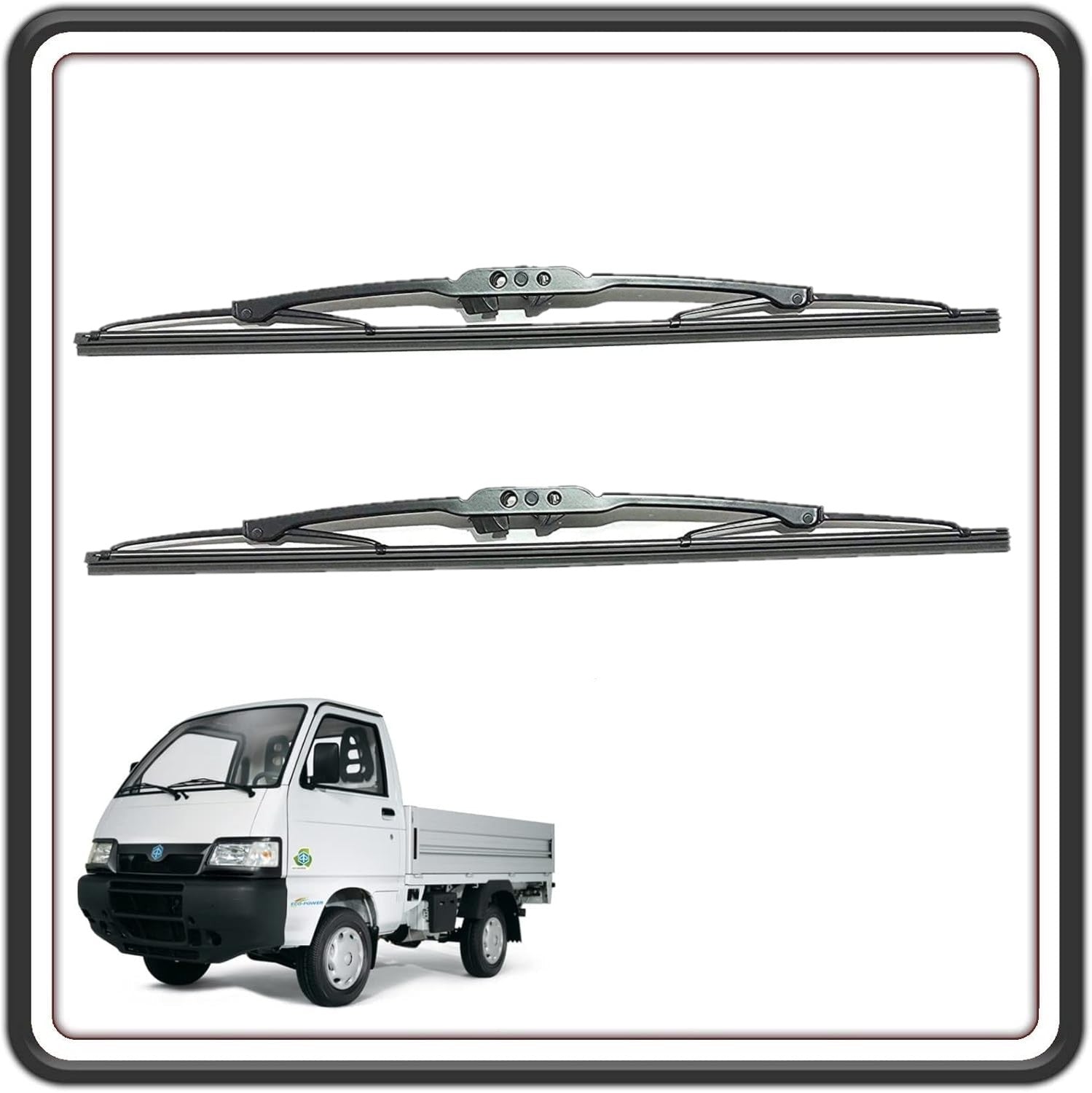 KIT 2 SPAZZOLE TERGICRISTALLO - TERGICRISTALLI COMPATIBILI CON PIAGGIO PORTER TUTTI I MODELLI - QUARGO DIESEL.