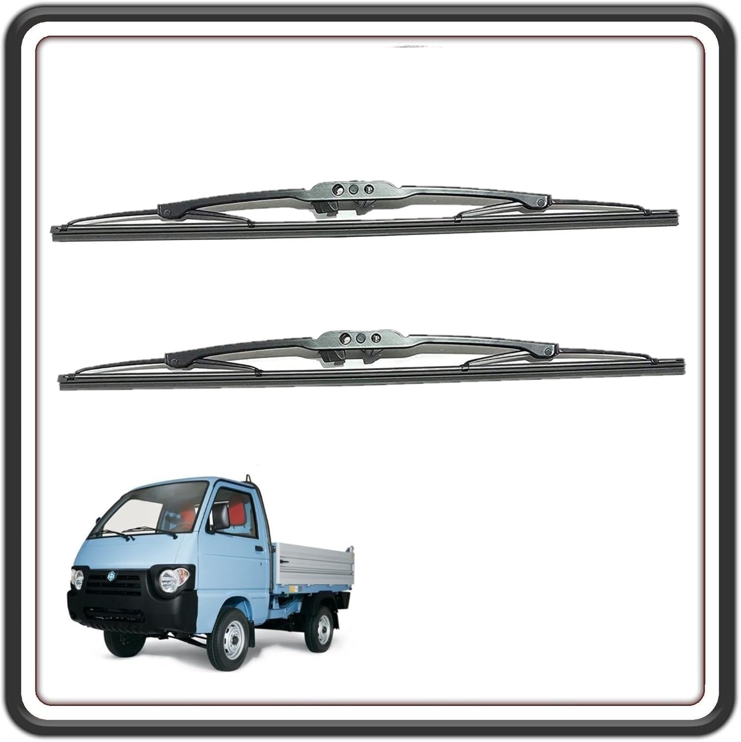 KIT 2 SPAZZOLE TERGICRISTALLO - TERGICRISTALLI COMPATIBILI CON PIAGGIO PORTER TUTTI I MODELLI - QUARGO DIESEL.