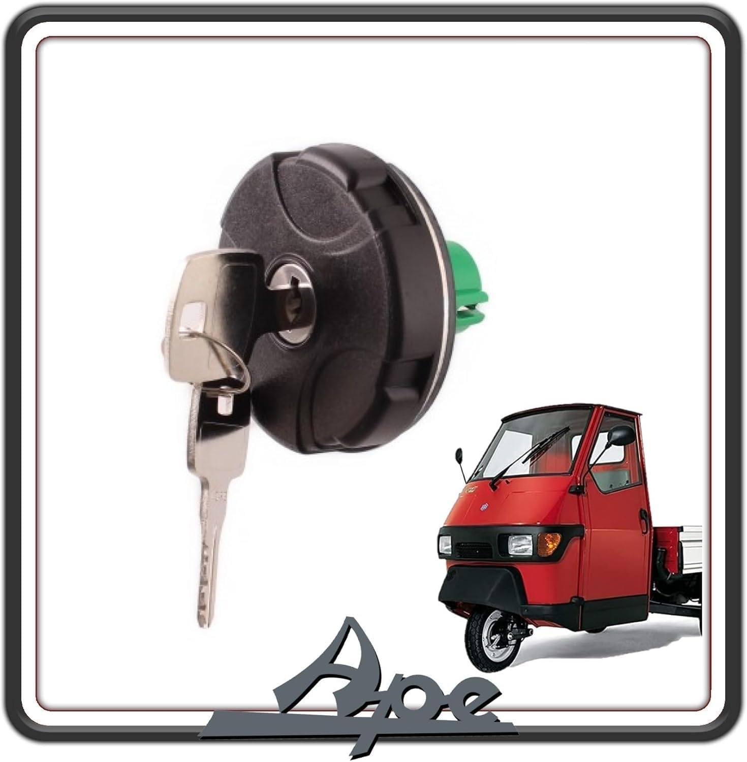 TAPPO SERBATOIO TANGA CARBURANTE BENZINA PER PIAGGIO APE 50 DAL 1998 IN POI ORIGINALE PIAGGIO 568365