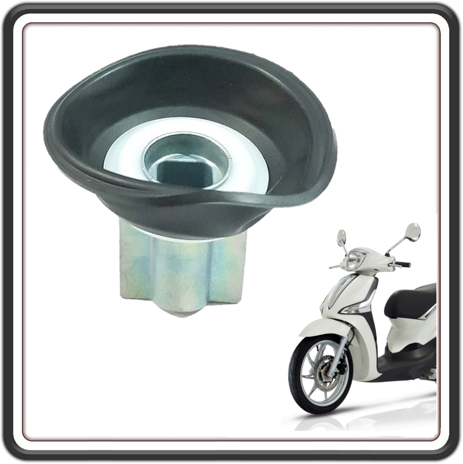 MEMBRANA CARBURATORE COMPATIBILE CON PIAGGIO LIBERTY 125-150 - 200 - PIAGGIO VESPA LX 125-150