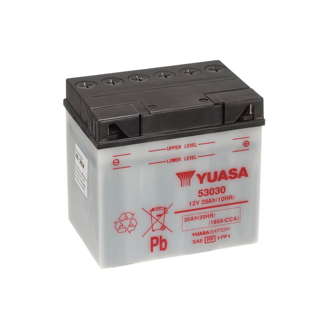 Batteria Yuasa 53030 12V 30Ah 180A YuMicron Senza Liquido  