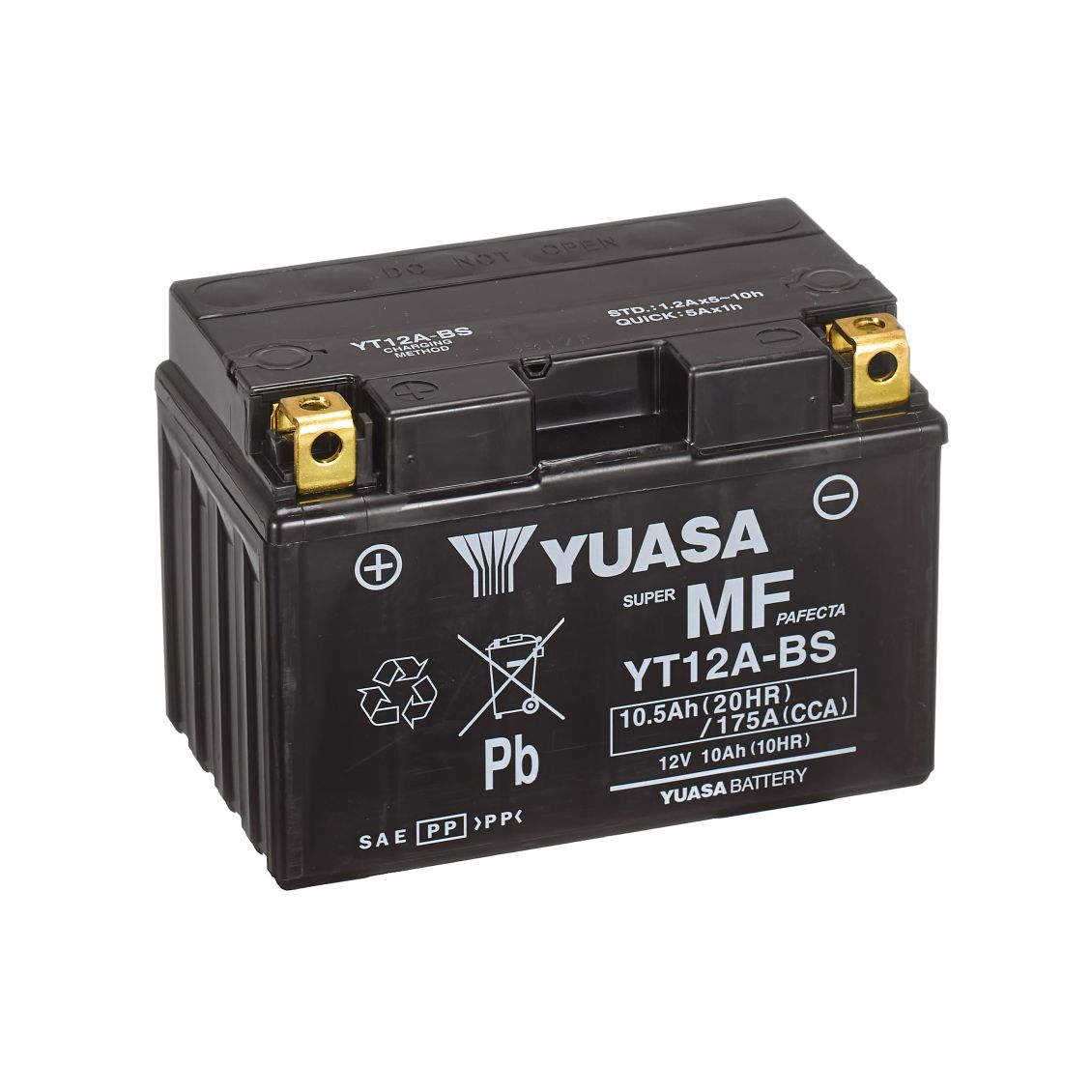 Batteria Yuasa YT12A-BS 12V 10.5Ah 175A AGM Senza Manutenzione