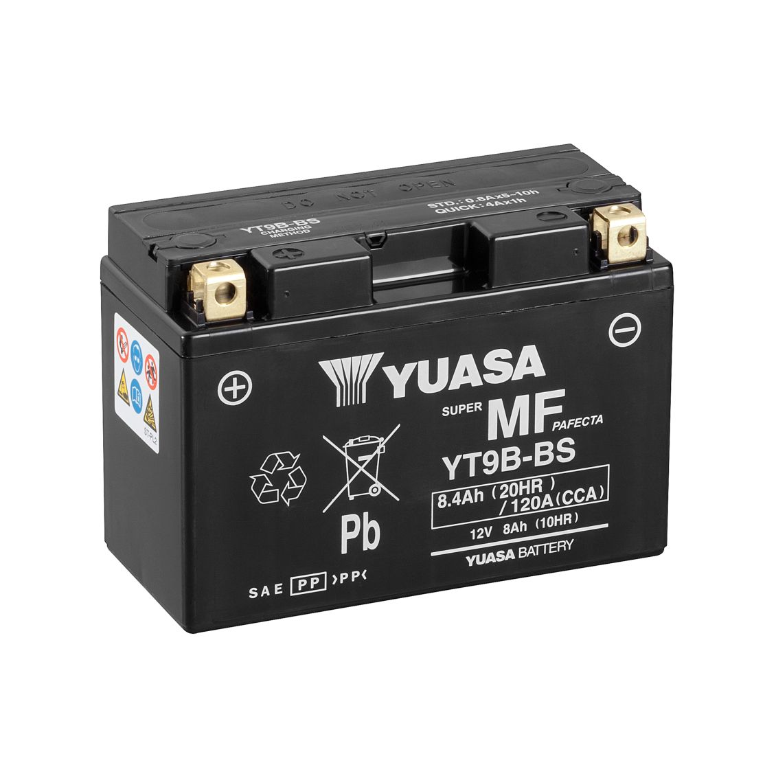 Batteria Yuasa YT9B-BS 12V 8.4Ah 120A AGM Senza Manutenzione