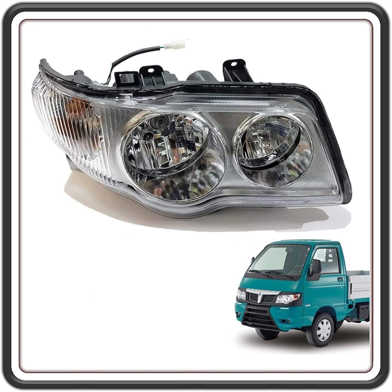 KIT 2 FARO FARI FANALE FANALI PROIETTORI FRECCIA FRECCE INDICATORE INDICATORI DI DIREZIONE ANTERIORE PER PIAGGIO PORTER DAL 2009 IN POI - PORTER MULTITECH - PORTER D120 ORIGINALE PIAGGIO 1D002385 - 1D002386