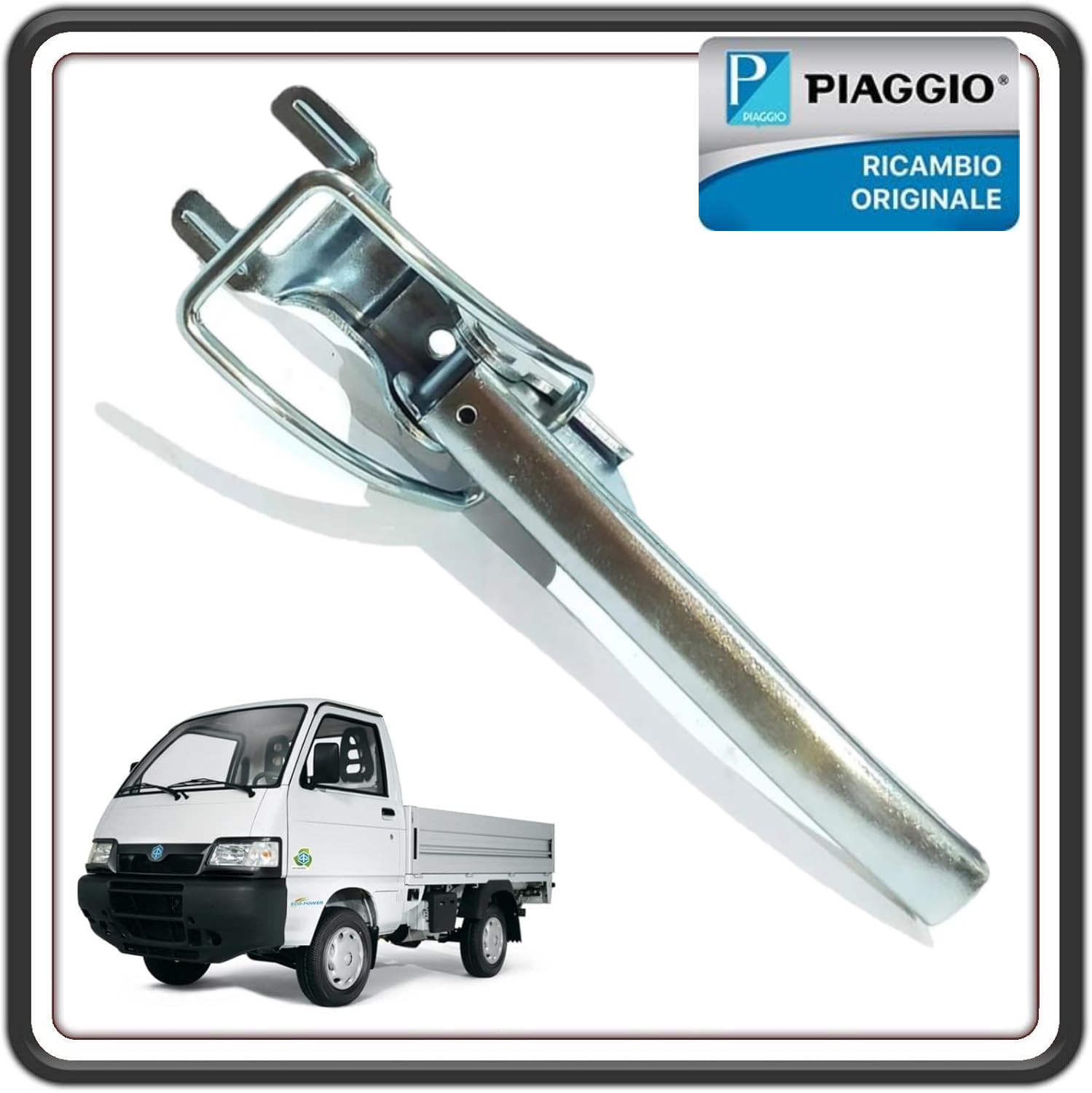 GANCIO MANIGLIA CHIUSURA SPONDA PER PIAGGIO APE 703 - PIAGGIO PORTER 1000 - PORTER 1300 16V FINO AL 2008 - PORTER 1200 1400 DIESEL ORIGINALE PIAGGIO 6620187Z01000