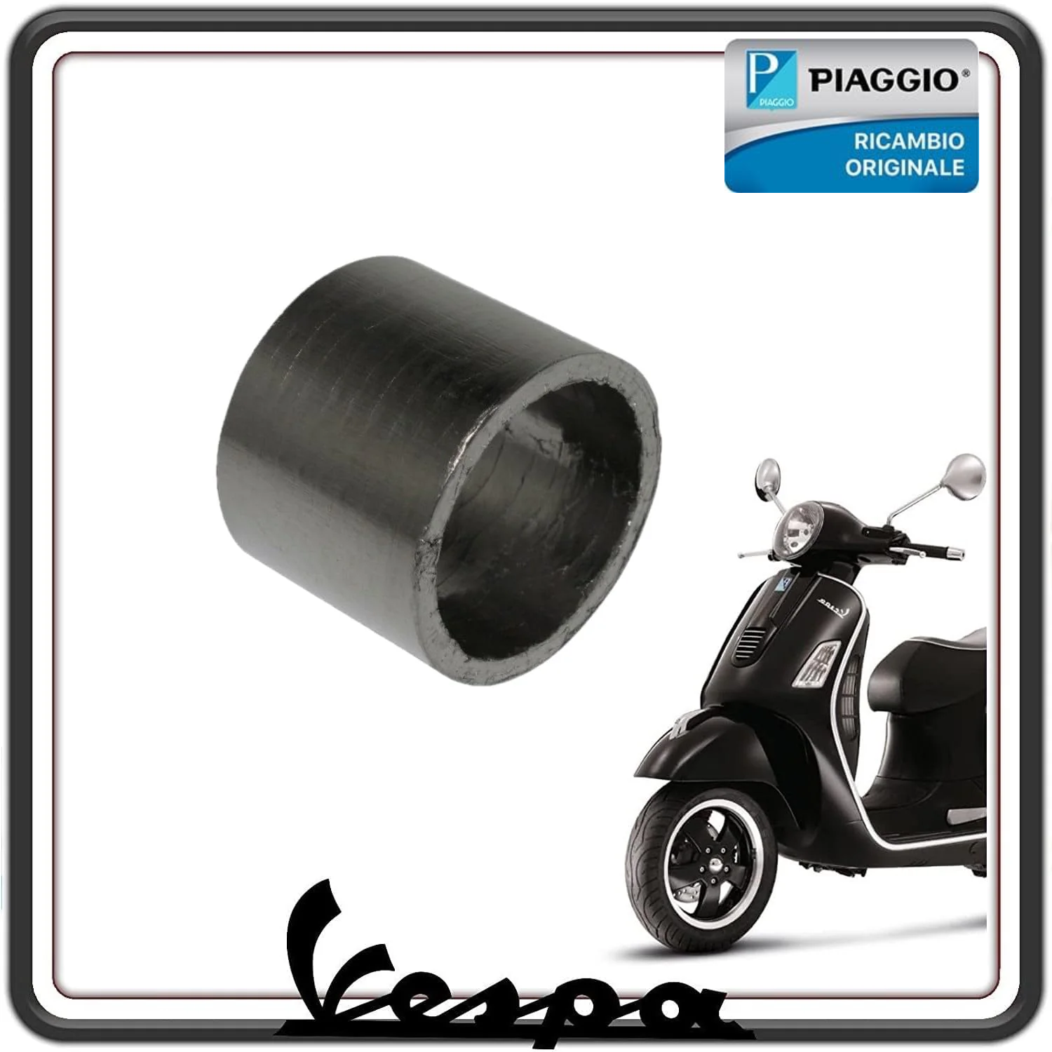 BOCCOLA GUARNIZIONE SILENZIATORE MARMITTA COLLETTORE PER PIAGGIO VESPA GTS 125-250 -300 ORIGINALE PIAGGIO 8263885