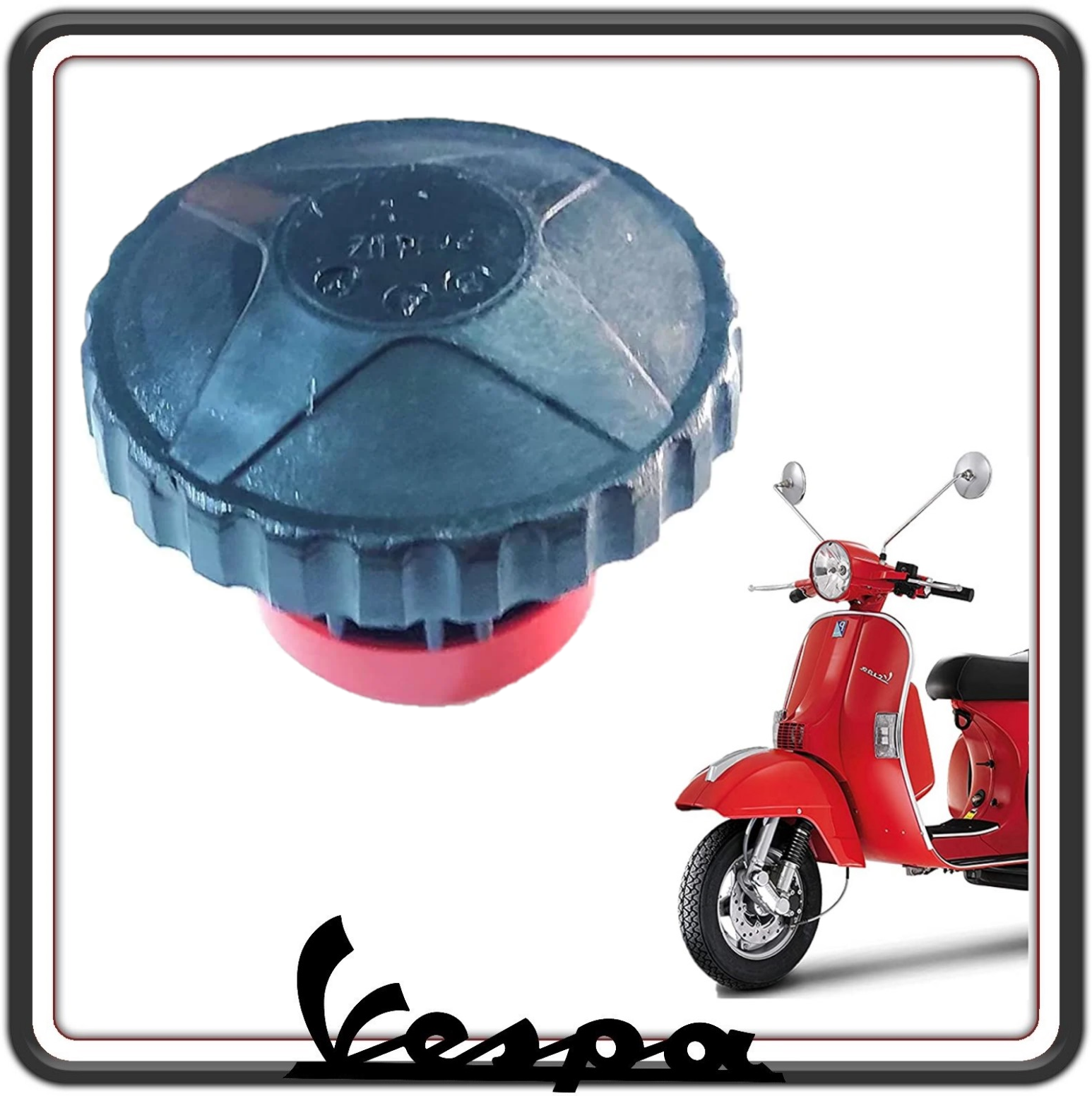 TAPPO SERBATOIO TANGA TANICA CARBURANTE BENZINA COMPATIBILE CON PIAGGIO VESPA PX - ARCOBALENO - VESPA PK - VESPA FL - FL2 - VESPA N