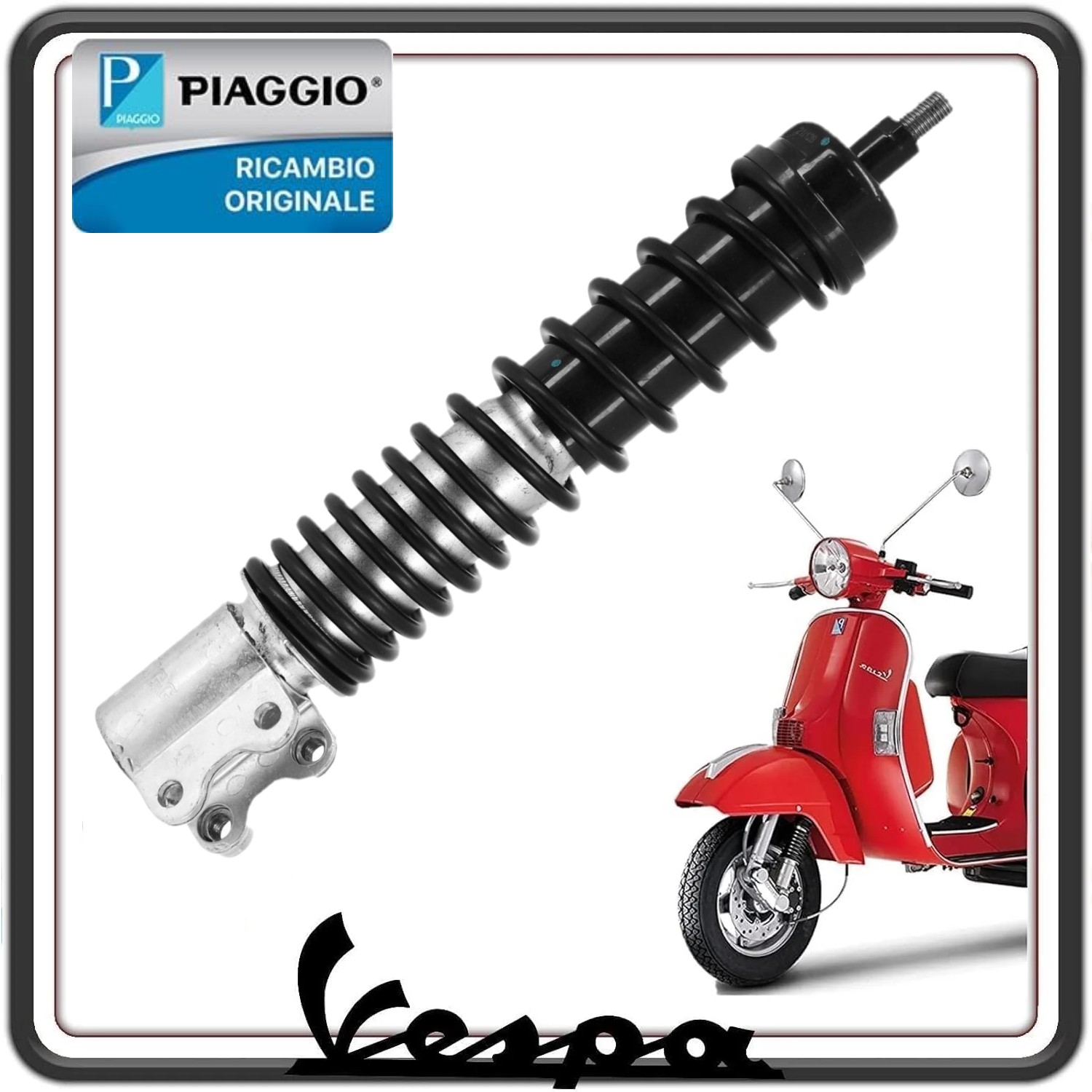 AMMORTIZZATORE SOSPENSIONE ANTERIORE PER PIAGGIO VESPA PX TUTTI I MODELLI - VESPA ARCOBALENO ORIGINALE PIAGGIO 58570R5