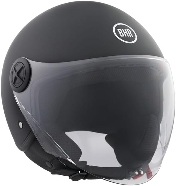 BHR - CASCO DEMI-JET 832 MINIMAL NERO OPACO