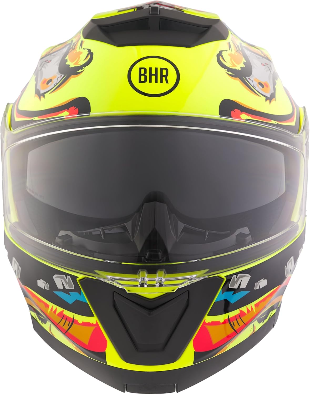 BHR - CASCO MODULARE 836 FLIP UP ZOMBIE YELLOW