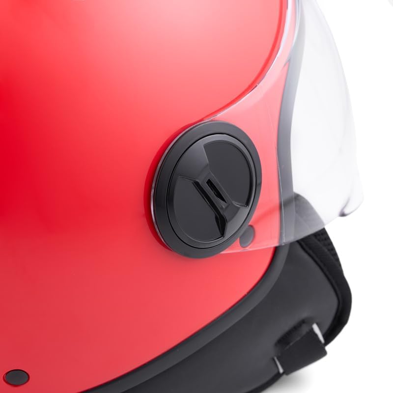 BHR - CASCO DEMI JET 835 SPECIAL ROSSO METALLICO
