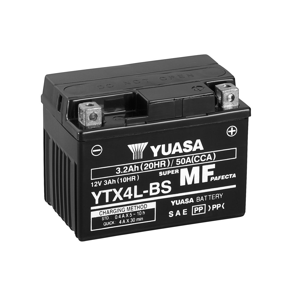 Batteria Yuasa YTX4L-BS 12V 3.2Ah 50A AGM Senza Manutenzione