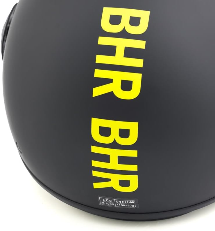 BHR - CASCO DEMI JET 835 SPECIAL NERO OPACO