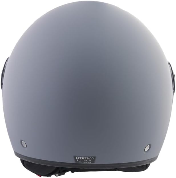 BHR - CASCO DEMI-JET 832 MINIMAL GRIGIO OPACO