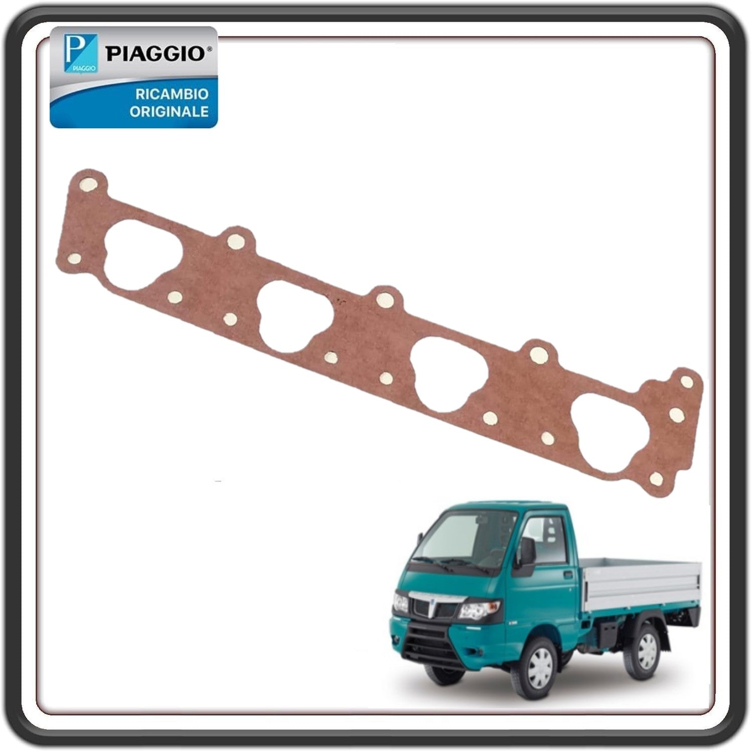 GUARNIZIONE COLLETTORE ASPIRAZIONE PER PIAGGIO PORTER MULTITECH ORIGINALE PIAGGIO B010167