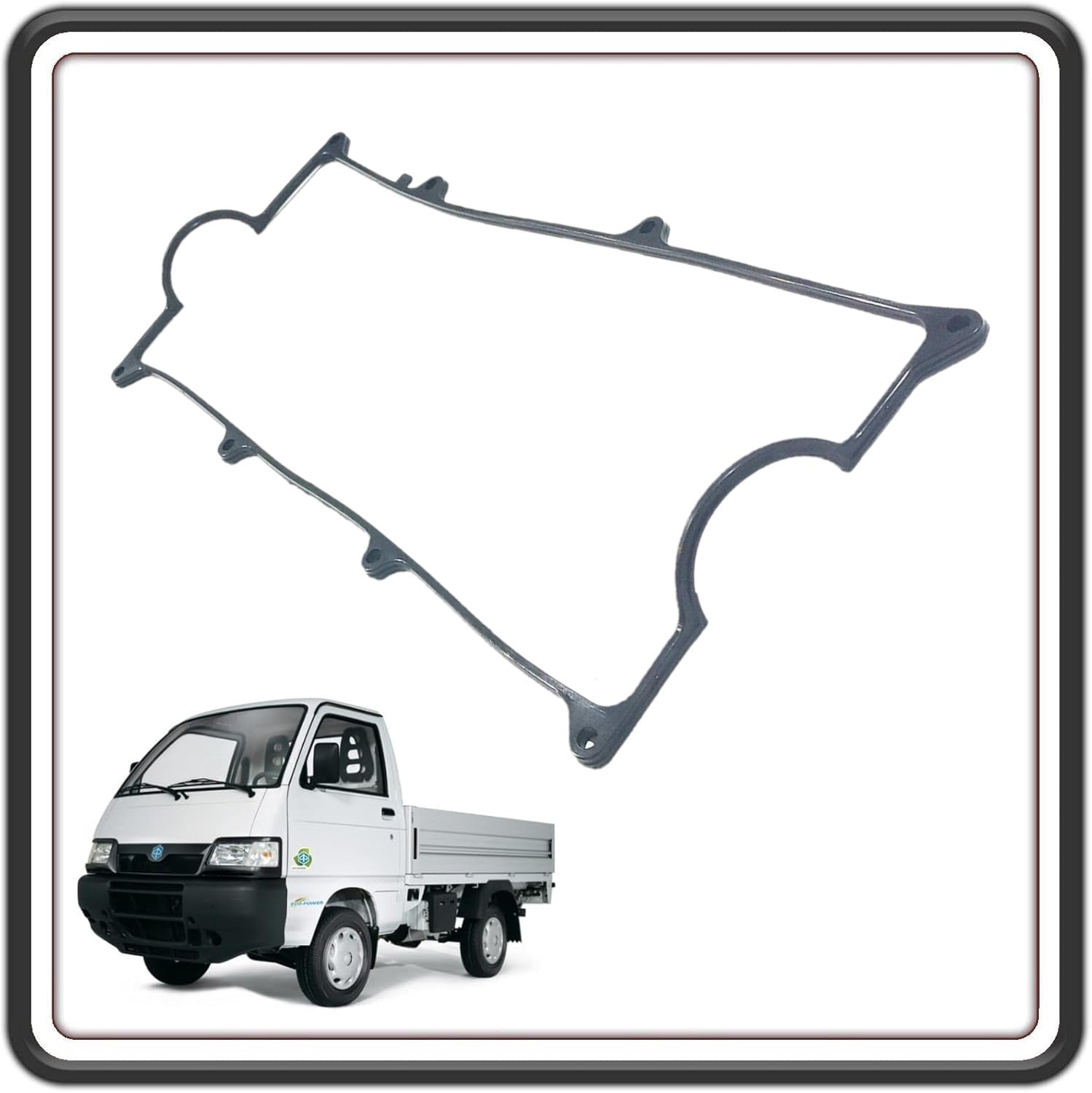 GUARNIZIONE COPERCHIO PUNTERIE VALVOLE TESTATA COMPATIBILE CON PIAGGIO PORTER 1300 16V MOTORE DAIHATSU FINO AL 2008 - PIAGGIO PORTER 1300 VAN.