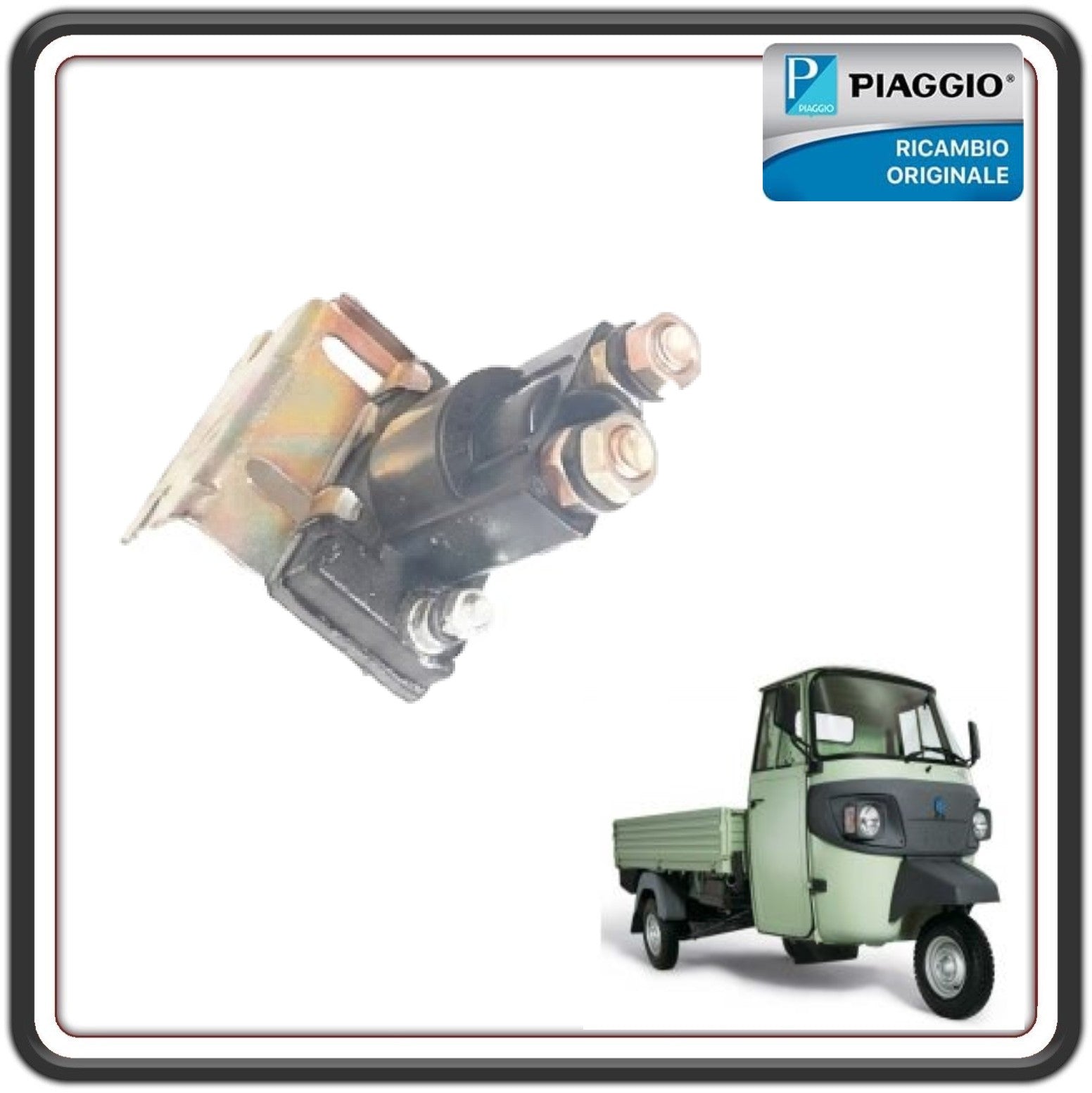 RELE' ACCENSIONE PER PIAGGIO APE CALESSINO BENZINA DAL 2013 AL 2023 - PIAGGIO APE CLASSIC E4 DAL 2014 AL 2017 - PIAGGIO APE MP 601 CLASSIC DAL 2006 AL 2013 ORIGINALE PIAGGIO 587671R