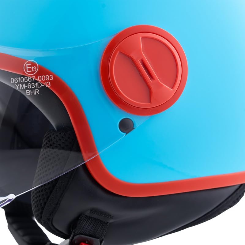 BHR - CASCO DEMI JET 835 SPECIAL AZZURRO