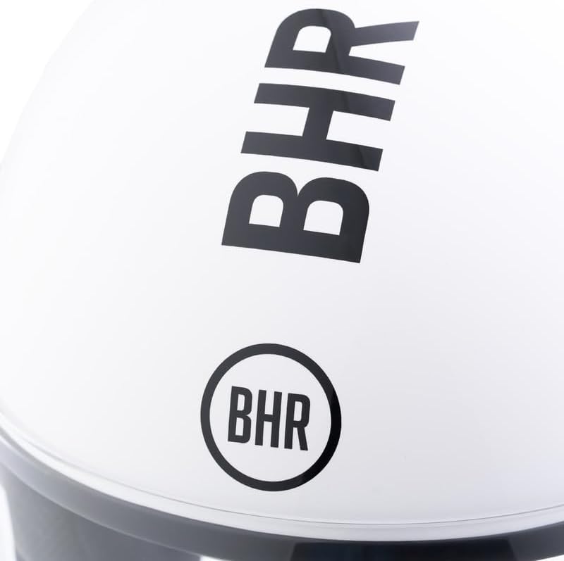 BHR - CASCO DEMI JET 835 SPECIAL BIANCO METALLICO
