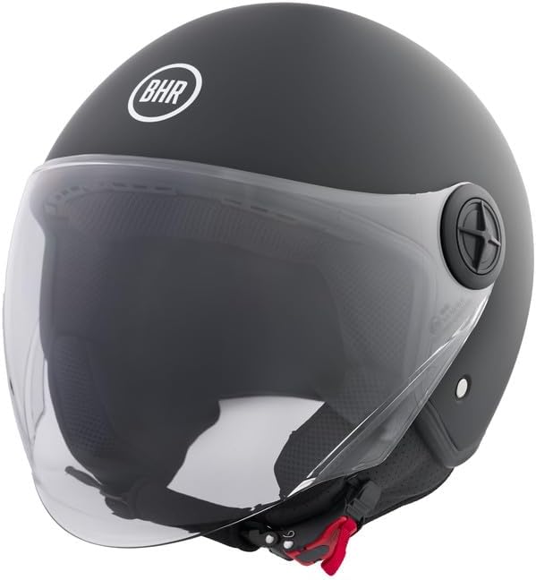 BHR - CASCO DEMI-JET 832 MINIMAL NERO OPACO