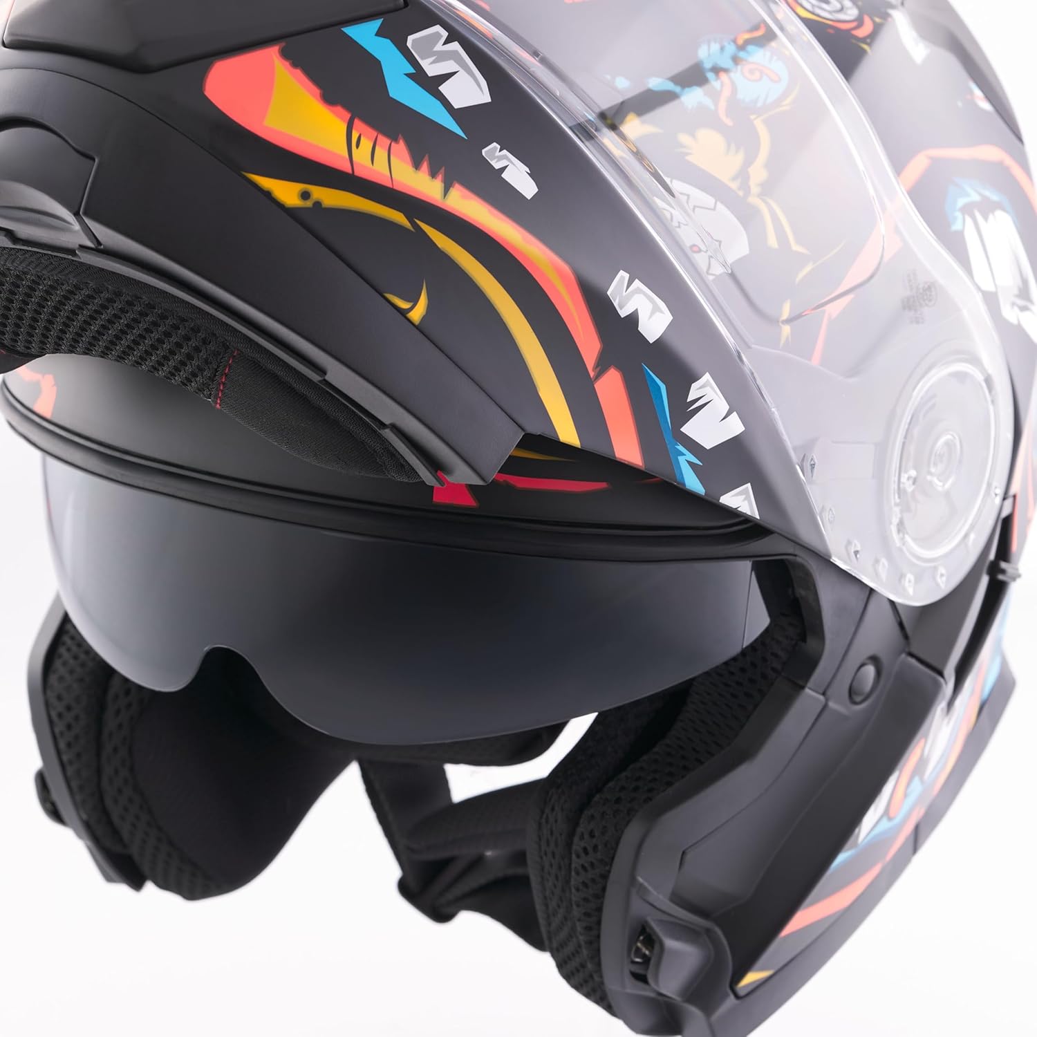 BHR - CASCO MODULARE 836 FLIP UP ZOMBIE BLACK