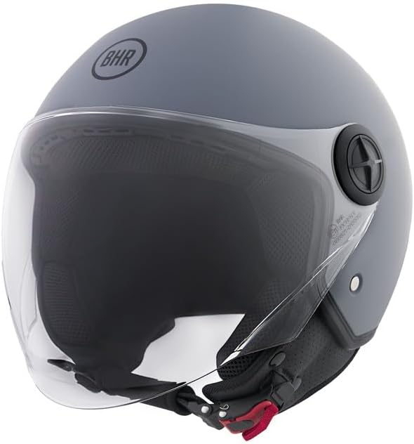 BHR - CASCO DEMI-JET 832 MINIMAL GRIGIO OPACO