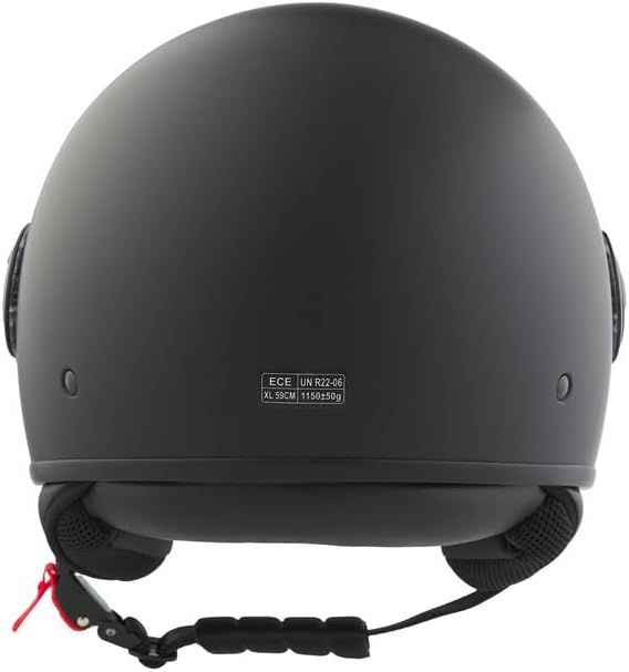 BHR - CASCO DEMI JET 835 SPECIAL NERO OPACO