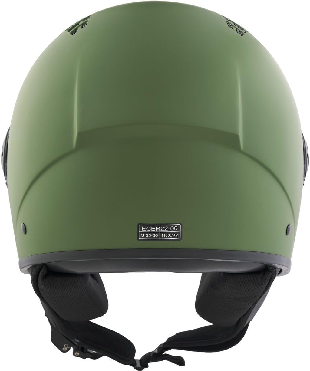 BHR - CASCO DEMI JET 834 FLOW VERDE OPACO