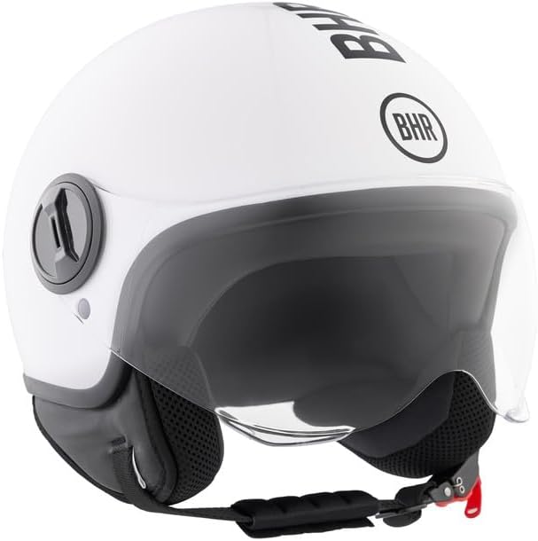 BHR - CASCO DEMI JET 835 SPECIAL BIANCO METALLICO