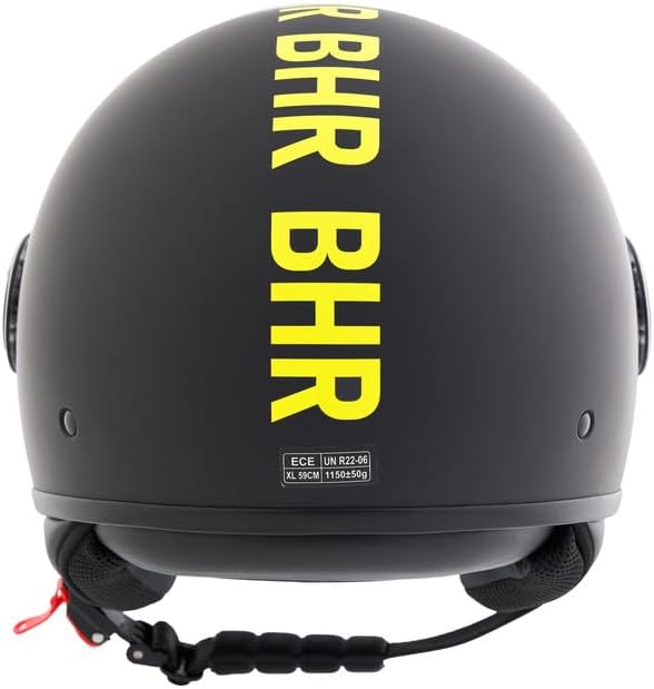 BHR - CASCO DEMI JET 835 SPECIAL NERO OPACO