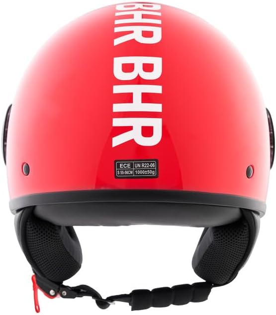 BHR - CASCO DEMI JET 835 SPECIAL ROSSO METALLICO