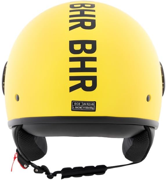 BHR - CASCO DEMI JET 835 SPECIAL GIALLO OPACO