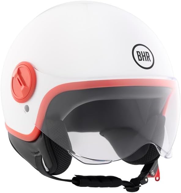BHR - CASCO DEMI JET 835 SPECIAL WHITE RED