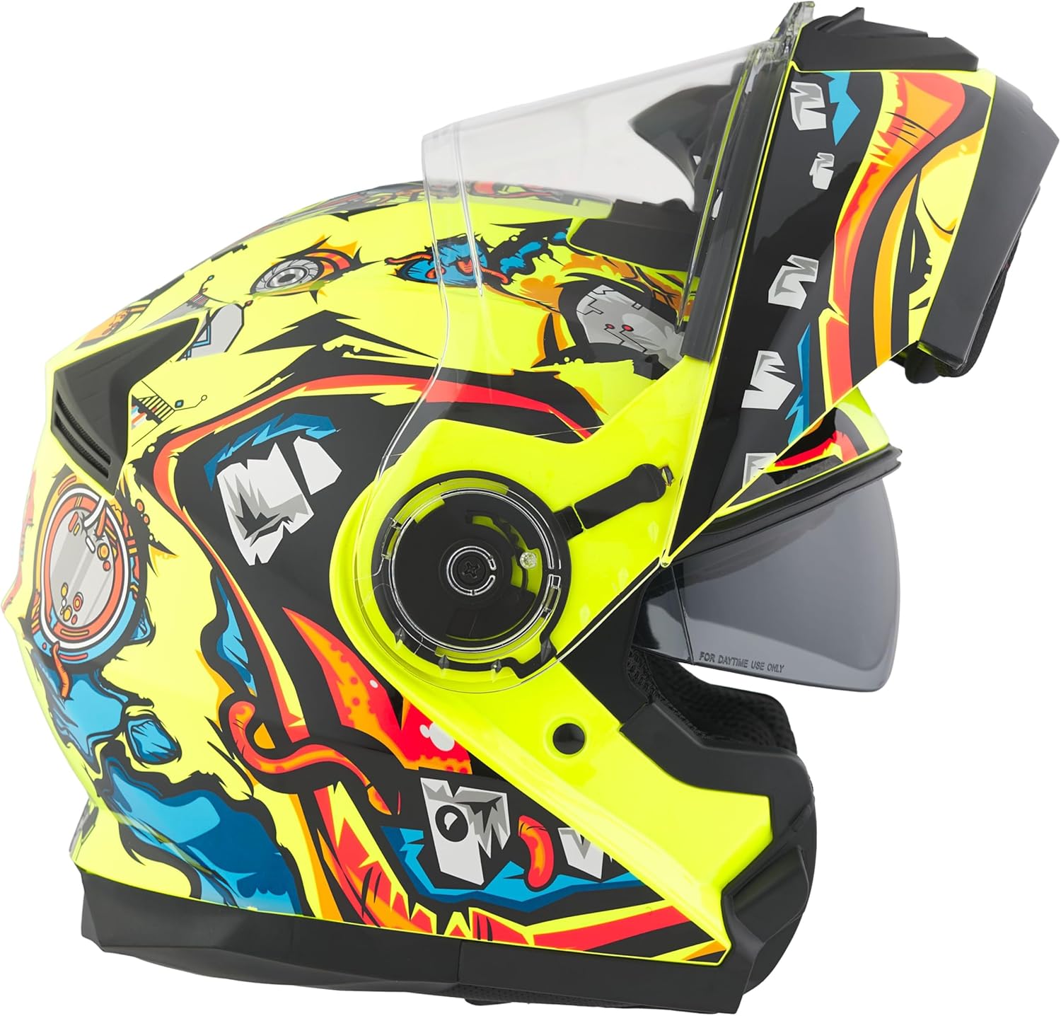 BHR - CASCO MODULARE 836 FLIP UP ZOMBIE YELLOW