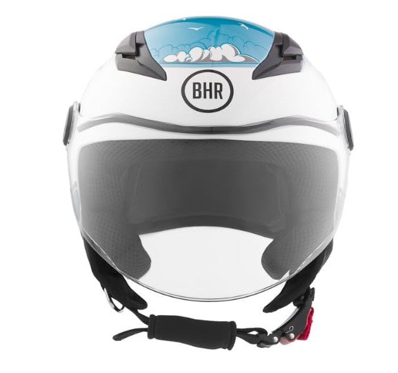 BHR - CASCO DEMI JET 838 CHILDREN BAMBINO/BAMBINA SEA