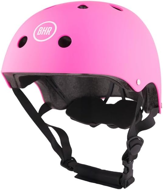 BHR - CASCO 837 URBAN PER MONOPATTINO - SCOOTER ELETTRICI - BICICLETTA - MTB - BMX - SKATEBOARD - PATTINAGGIO ROSA OPACO