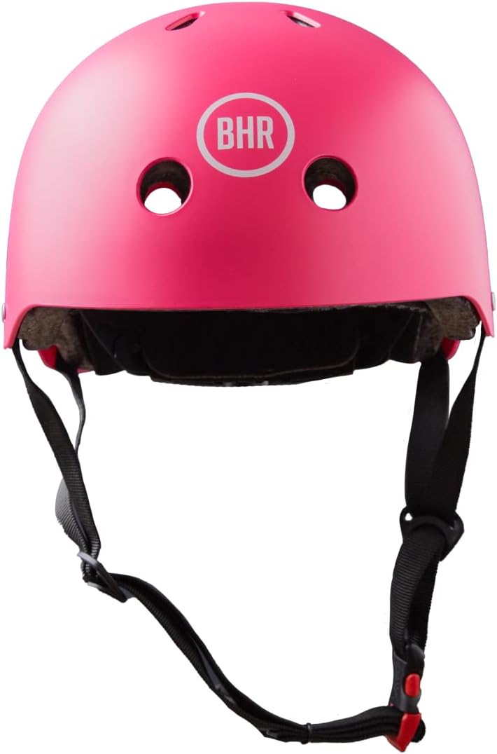 BHR - CASCO 817 SPORT PER MONOPATTINO - SCOOTER ELETTRICI - BICICLETTA - MTB - BMX - SKATEBOARD - PATTINAGGIO R0SA OPACO
